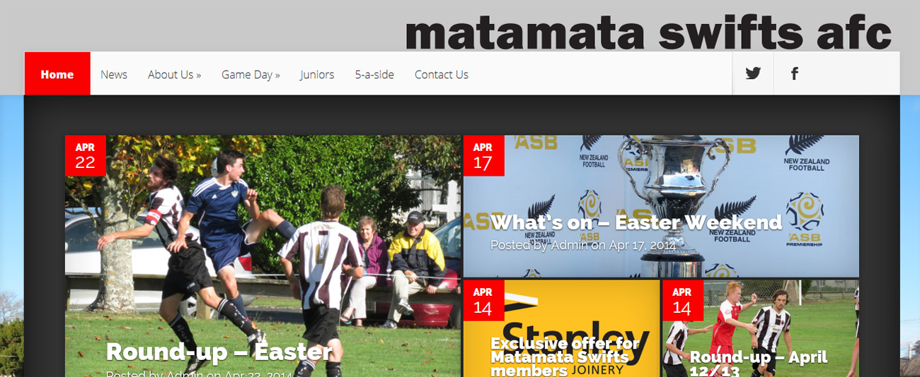 Website – Matamata Swifts AFC